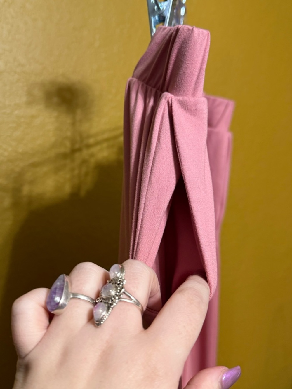 Zelie for She Pink Wide Leg Palazzo Pants - 3X – Made in USA - Pockets & NWT! - Picture 8 of 9